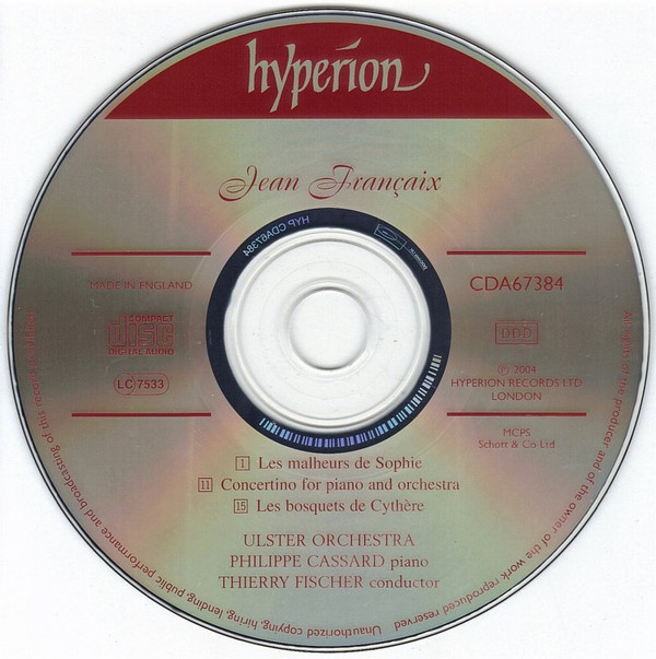 Jean Françaix - Ulster Orchestra, Philippe Cassard, Thierry Fischer (2)-2