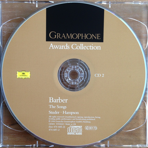 Samuel Barber - Cheryl Studer, Thomas Hampson, John Browning (2), Emerson String Quartet-2