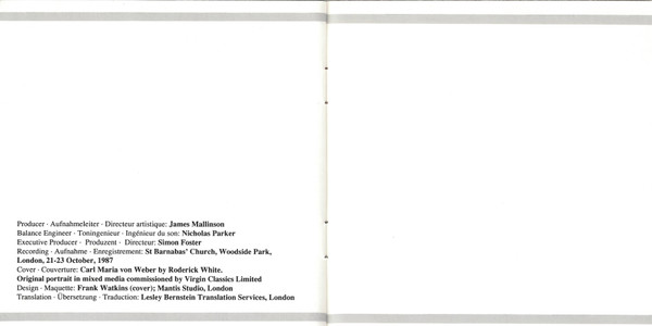 Weber*, Antony Pay, Orchestra Of The Age Of Enlightenment-3