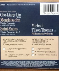 Cho-Liang Lin - Mendelssohn* / Saint-Saëns* - Michael Tilson Thomas, Philharmonia Orchestra-2