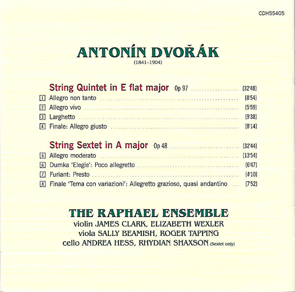 Dvořák* - The Raphael Ensemble-1
