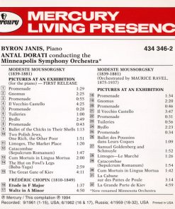 Byron Janis / Moussorgsky* / Antal Dorati / Minneapolis Symphony Orchestra / Ravel* / Frédéric Chopin-4
