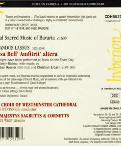 Lassus*, Hans Leo Hassler*, Christian Erbach - Westminster Cathedral Choir, James O'Donnell (2), His Majestys Sagbutts & Cornetts*-1