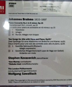 Brahms* – Stephen Kovacevich* • Ann Murray • Nobuko Imai – The London Philharmonic*, Wolfgang Sawallisch-2