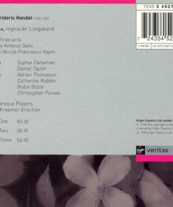 Handel* - Sophie Daneman • Daniel Taylor (3) • Adrian Thompson • Catherine Robbin • Robin Blaze • Christopher Purves • Raglan Baroque Players • Nicholas Kraemer-1