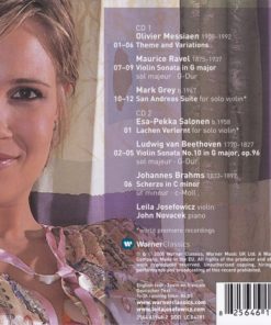 Leila Josefowicz · John Novacek - Beethoven* · Ravel* · Salonen* · Grey* · Messiaen*-1