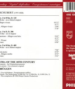 Franz Schubert, Orchestra Of The 18th Century, Frans Brüggen-1