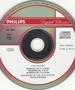 Franz Schubert, Orchestra Of The 18th Century, Frans Brüggen-2