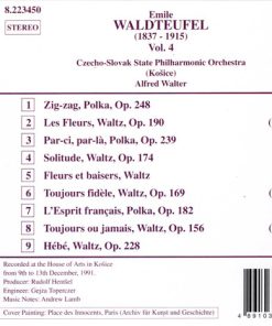 Emile Waldteufel* - Czecho-Slovak Philharmonic Orchestra (Košice)*, Alfred Walter-1