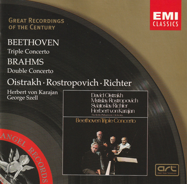 Beethoven* / Brahms*, Oistrakh*, Rostropovich*, Richter*, Herbert von Karajan, George Szell, Berliner Philharmoniker, Cleveland Orchestra*-0