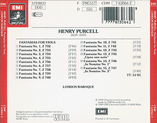 Purcell*, London Baroque-1