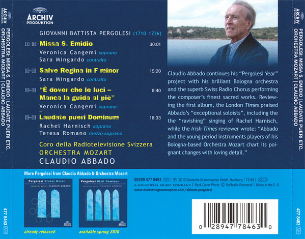 Pergolesi* – Orchestra Mozart, Claudio Abbado-1