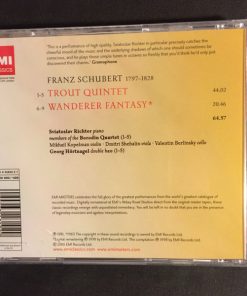 Franz Schubert, Borodin Quartet*, Sviatoslav Richter, Georg Hörtnagel-1