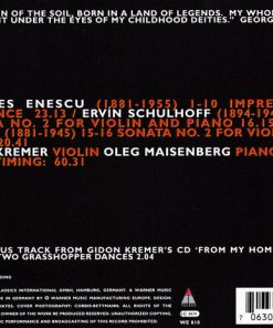 George Enescu, Erwin Schulhoff, Béla Bartók - Gidon Kremer, Oleg Maisenberg-1