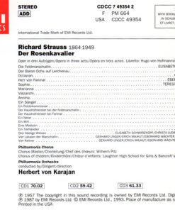 Richard Strauss / Schwarzkopf*, Ludwig*, Stich-Randall*, Edelmann*, Wächter* / Philharmonia Orchestra & Chorus* / Herbert von Karajan-3