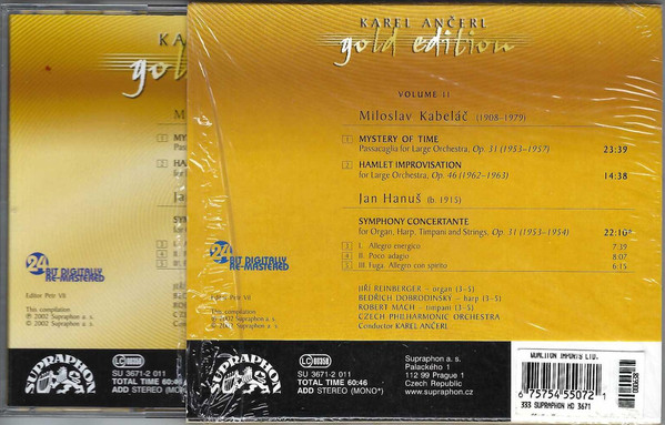 Karel Ančerl, The Czech Philharmonic Orchestra : Miloslav Kabeláč / Jan Hanuš-2
