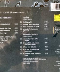 Mahler* - Dietrich Fischer-Dieskau • Rafael Kubelik • Karl Böhm-1