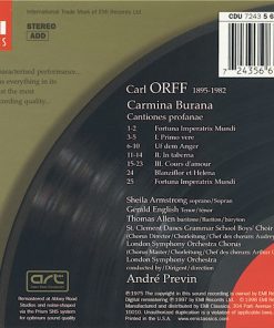Orff*, André Previn, London Symphony Chorus & Orchestra*, Thomas Allen, Sheila Armstrong, Gerald English-2