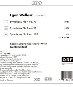 Egon Wellesz - Radio Symphonieorchester Wien*, Gottfried Rabl-1