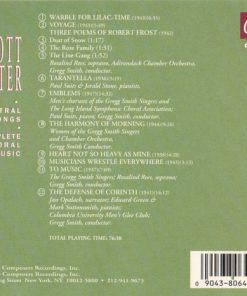 Elliott Carter - Rosalind Rees, The Gregg Smith Singers*-1