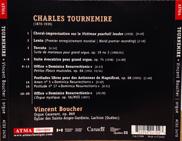 Charles Tournemire, Vincent Boucher-3