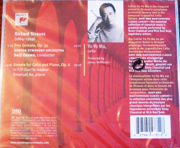 Richard Strauss, Yo-Yo Ma, Emanuel Ax, Seiji Ozawa, Boston Symphony Orchestra-1