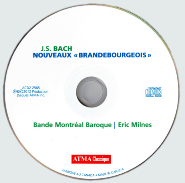 Johann Sebastian Bach - Montreal Baroque, Eric Milnes-2