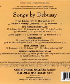 Debussy*, Christopher Maltman, Malcolm Martineau-1