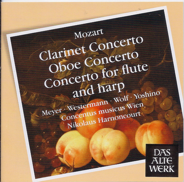 Wolfgang Amadeus Mozart - Wolfgang Meyer (3) . Hans-Peter Westermann . Robert Wolf (2) . Naoko Yoshino . Concentus Musicus Wien, Nikolaus Harnoncourt-0