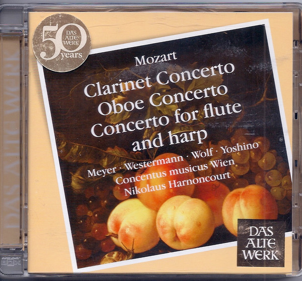 Wolfgang Amadeus Mozart - Wolfgang Meyer (3) . Hans-Peter Westermann . Robert Wolf (2) . Naoko Yoshino . Concentus Musicus Wien, Nikolaus Harnoncourt-1