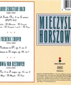 Mieczyslaw Horszowski, Bach* / Chopin* / Beethoven*-1