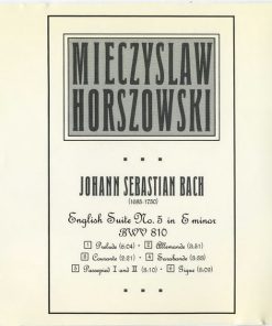 Mieczyslaw Horszowski, Bach* / Chopin* / Beethoven*-2