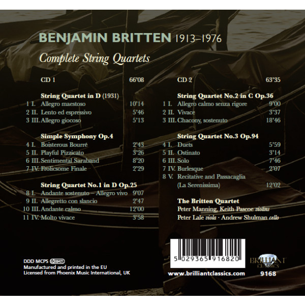 Britten* - The Britten Quartet*-1