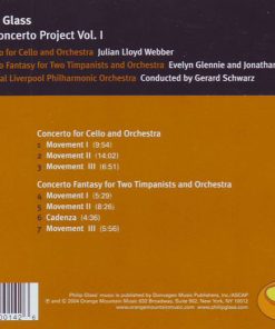 Philip Glass, Julian Lloyd Webber | Evelyn Glennie | Jonathan Haas | The Royal Liverpool Philharmonic Orchestra* Conducted By Gerard Schwarz-1