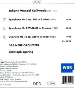 Johann Wenzel Kalliwoda* - Das Neue Orchester ∙ Christoph Spering-1