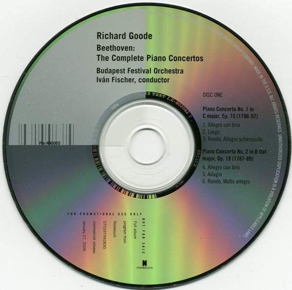 Beethoven*, Richard Goode, Iván Fischer*, Budapest Festival Orchestra-0