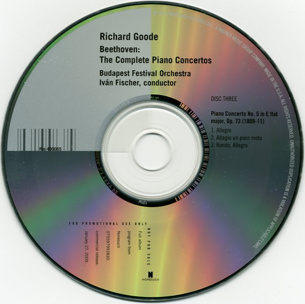Beethoven*, Richard Goode, Iván Fischer*, Budapest Festival Orchestra-2