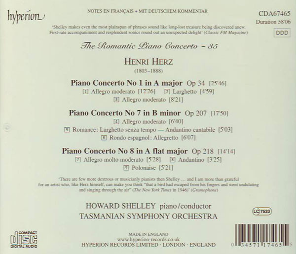Herz* - Howard Shelley, Tasmanian Symphony Orchestra-1