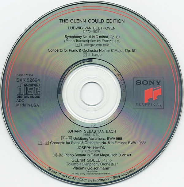Glenn Gould, Bach*, Beethoven*, Haydn*-2