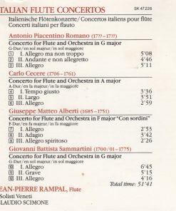 Jean-Pierre Rampal, I Solisti Veneti, Claudio Scimone, Alberti*, Sammartini*, Piacentino Romano*, Cecere*-1