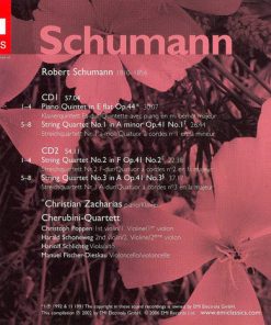 Robert Schumann / Christian Zacharias, Cherubini-Quartett-2