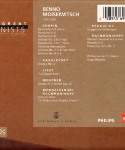Benno Moiseiwitsch - Chopin* / Kabalevsky* / Liszt* / Medtner* / Rachmaninoff*-1