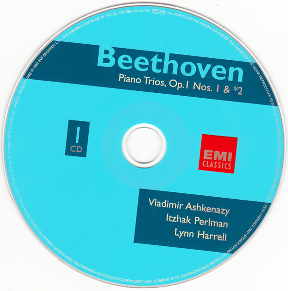Beethoven*, Vladimir Ashkenazy, Itzhak Perlman, Lynn Harrell-3