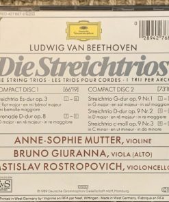 Ludwig van Beethoven, Anne-Sophie Mutter, Bruno Giuranna, Mstislav Rostropovich-3