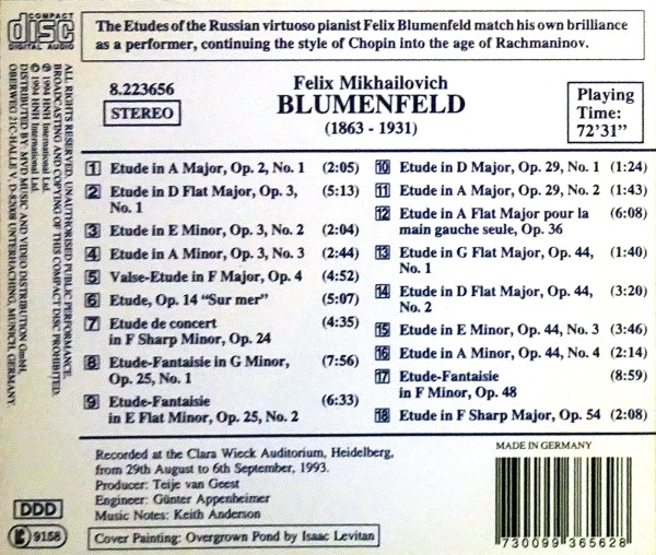 Felix Mikhailovich Blumenfeld*, Daniel Blumenthal-1