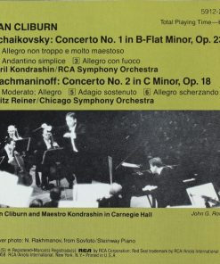 Pyotr Ilyich Tchaikovsky / Sergei Rachmaninoff - Van Cliburn, Kiril Kondrashin / RCA Victor Symphony Orchestra, Fritz Reiner / Chicago Symphony Orchestra-1
