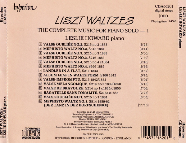 Liszt* / Leslie Howard-1