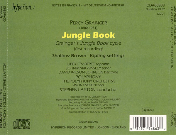 Grainger* / John Mark Ainsley, David Wilson-Johnson, Polyphony, Stephen Layton-1
