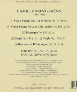 Camille Saint-Saëns, Philippe Graffin, Pascal Devoyon-1