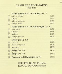 Camille Saint-Saëns, Philippe Graffin, Pascal Devoyon-3